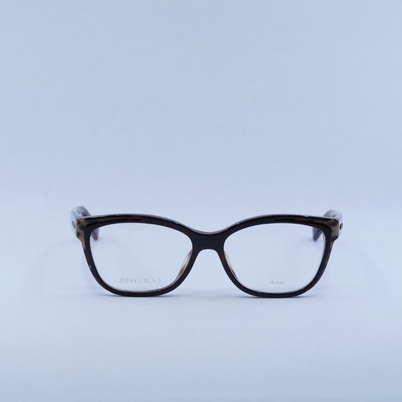 Jimmy Choo JC146 0PUU 00 Eyeglasses Animal Havana 53mm Square Frame - Picture 4 of 11